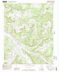Cutter Canyon New Mexico Historical topographic map, 1:24000 scale, 7.5 X 7.5 Minute, Year 1985