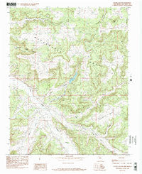 Cutter Canyon New Mexico Historical topographic map, 1:24000 scale, 7.5 X 7.5 Minute, Year 1985