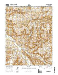 Cutter Canyon New Mexico Historical topographic map, 1:24000 scale, 7.5 X 7.5 Minute, Year 2013