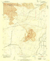 Dalies New Mexico Historical topographic map, 1:24000 scale, 7.5 X 7.5 Minute, Year 1952