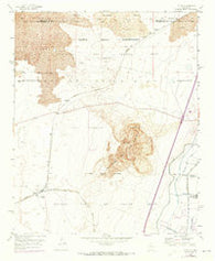 Dalies New Mexico Historical topographic map, 1:24000 scale, 7.5 X 7.5 Minute, Year 1952