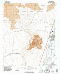 Dalies New Mexico Historical topographic map, 1:24000 scale, 7.5 X 7.5 Minute, Year 1991
