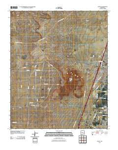 Dalies New Mexico Historical topographic map, 1:24000 scale, 7.5 X 7.5 Minute, Year 2010