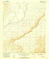 Dalies NW New Mexico Historical topographic map, 1:24000 scale, 7.5 X 7.5 Minute, Year 1952