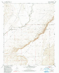 Dalies NW New Mexico Historical topographic map, 1:24000 scale, 7.5 X 7.5 Minute, Year 1952