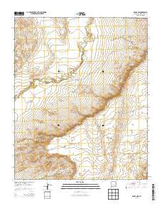 Dalies NW New Mexico Historical topographic map, 1:24000 scale, 7.5 X 7.5 Minute, Year 2013