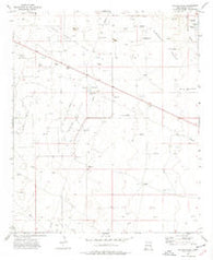 Dallas Store New Mexico Historical topographic map, 1:24000 scale, 7.5 X 7.5 Minute, Year 1973