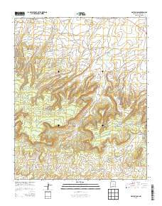 Dalton Pass New Mexico Current topographic map, 1:24000 scale, 7.5 X 7.5 Minute, Year 2013