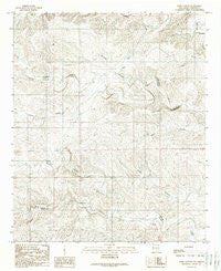 Dark Canyon New Mexico Historical topographic map, 1:24000 scale, 7.5 X 7.5 Minute, Year 1988