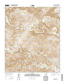 Dark Canyon New Mexico Historical topographic map, 1:24000 scale, 7.5 X 7.5 Minute, Year 2013