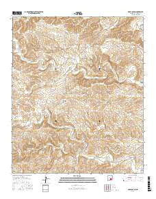 Dark Canyon New Mexico Current topographic map, 1:24000 scale, 7.5 X 7.5 Minute, Year 2017