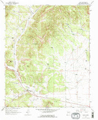 Datil New Mexico Historical topographic map, 1:24000 scale, 7.5 X 7.5 Minute, Year 1963