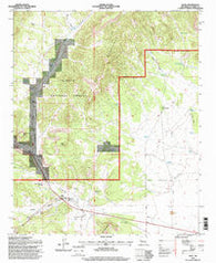 Datil New Mexico Historical topographic map, 1:24000 scale, 7.5 X 7.5 Minute, Year 1995