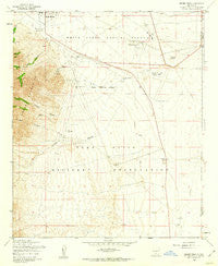 Davies Tank New Mexico Historical topographic map, 1:24000 scale, 7.5 X 7.5 Minute, Year 1955