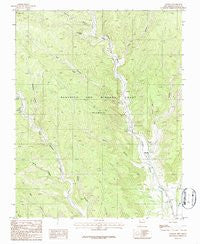 Dawson New Mexico Historical topographic map, 1:24000 scale, 7.5 X 7.5 Minute, Year 1987