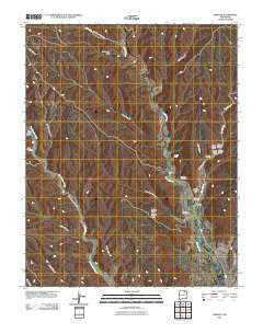 Dawson New Mexico Historical topographic map, 1:24000 scale, 7.5 X 7.5 Minute, Year 2010
