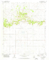 Day Canyon New Mexico Historical topographic map, 1:24000 scale, 7.5 X 7.5 Minute, Year 1971