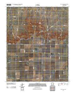 Day Canyon New Mexico Historical topographic map, 1:24000 scale, 7.5 X 7.5 Minute, Year 2010
