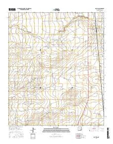 Dayton New Mexico Current topographic map, 1:24000 scale, 7.5 X 7.5 Minute, Year 2017
