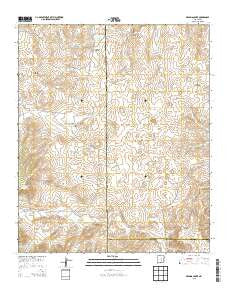 Deadman Lake New Mexico Current topographic map, 1:24000 scale, 7.5 X 7.5 Minute, Year 2013