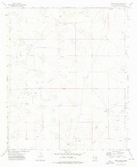 Dean Ranch New Mexico Historical topographic map, 1:24000 scale, 7.5 X 7.5 Minute, Year 1973