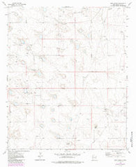 Dean Ranch New Mexico Historical topographic map, 1:24000 scale, 7.5 X 7.5 Minute, Year 1973