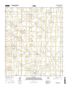 Dean Ranch New Mexico Current topographic map, 1:24000 scale, 7.5 X 7.5 Minute, Year 2017