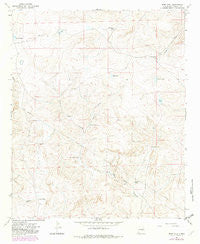 Deep Well New Mexico Historical topographic map, 1:24000 scale, 7.5 X 7.5 Minute, Year 1967