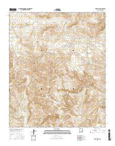 Deep Well New Mexico Current topographic map, 1:24000 scale, 7.5 X 7.5 Minute, Year 2017