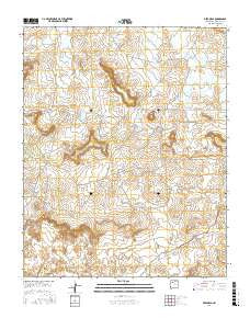 Deer Mesa New Mexico Current topographic map, 1:24000 scale, 7.5 X 7.5 Minute, Year 2017