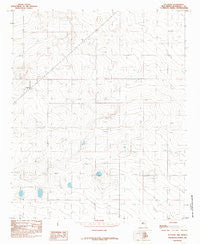Delphos New Mexico Historical topographic map, 1:24000 scale, 7.5 X 7.5 Minute, Year 1985