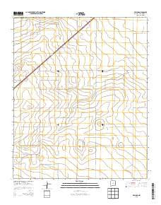 Delphos New Mexico Historical topographic map, 1:24000 scale, 7.5 X 7.5 Minute, Year 2013