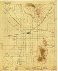 Deming New Mexico Historical topographic map, 1:125000 scale, 30 X 30 Minute, Year 1915