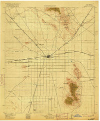 Deming New Mexico Historical topographic map, 1:125000 scale, 30 X 30 Minute, Year 1915