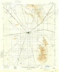 Deming New Mexico Historical topographic map, 1:125000 scale, 30 X 30 Minute, Year 1915