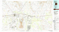 Deming New Mexico Historical topographic map, 1:100000 scale, 30 X 60 Minute, Year 1982