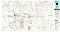 Deming New Mexico Historical topographic map, 1:100000 scale, 30 X 60 Minute, Year 1982