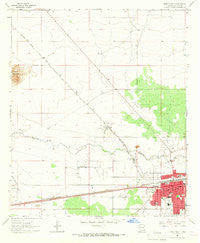 Deming West New Mexico Historical topographic map, 1:24000 scale, 7.5 X 7.5 Minute, Year 1964