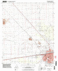 Deming West New Mexico Historical topographic map, 1:24000 scale, 7.5 X 7.5 Minute, Year 1996