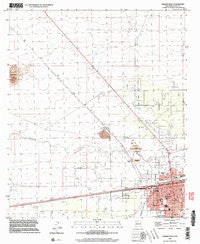 Deming West New Mexico Historical topographic map, 1:24000 scale, 7.5 X 7.5 Minute, Year 1996