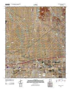 Deming East New Mexico Historical topographic map, 1:24000 scale, 7.5 X 7.5 Minute, Year 2010