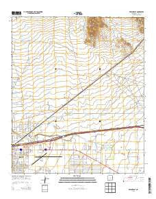 Deming East New Mexico Historical topographic map, 1:24000 scale, 7.5 X 7.5 Minute, Year 2013