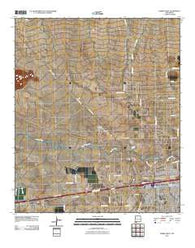 Deming West New Mexico Historical topographic map, 1:24000 scale, 7.5 X 7.5 Minute, Year 2010