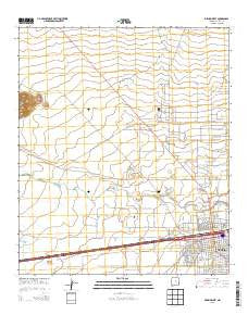 Deming West New Mexico Current topographic map, 1:24000 scale, 7.5 X 7.5 Minute, Year 2013