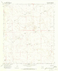 Denton Camp New Mexico Historical topographic map, 1:24000 scale, 7.5 X 7.5 Minute, Year 1967