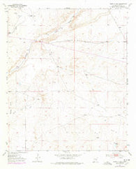 Derrick Draw New Mexico Historical topographic map, 1:24000 scale, 7.5 X 7.5 Minute, Year 1951