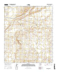Derrick Draw New Mexico Current topographic map, 1:24000 scale, 7.5 X 7.5 Minute, Year 2017