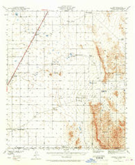 Desert New Mexico Historical topographic map, 1:62500 scale, 15 X 15 Minute, Year 1941