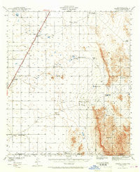 Desert New Mexico Historical topographic map, 1:62500 scale, 15 X 15 Minute, Year 1941
