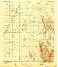 Desert New Mexico Historical topographic map, 1:62500 scale, 15 X 15 Minute, Year 1943